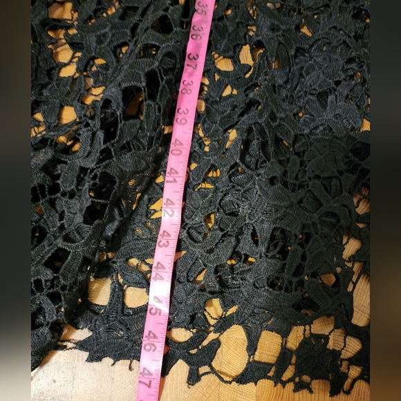 Crocheted look black dress with back zipper XXL Halloween costume or fun outfit. - Picture 12 of 16